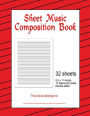 Sheet Music Composition Book - 32 sheets