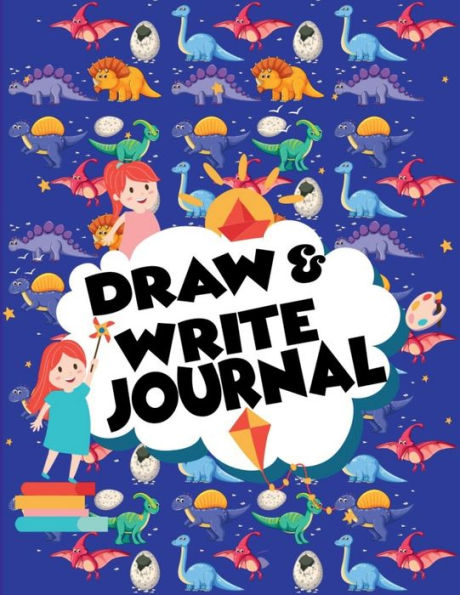 Draw & Write Journal: Dinosaur Primary Journal/Notebook for Kids: Drawing & Writing - Storybook - Diary. 8.5x11 100 Pages