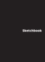 Sketchbook: Black Drawing Book
