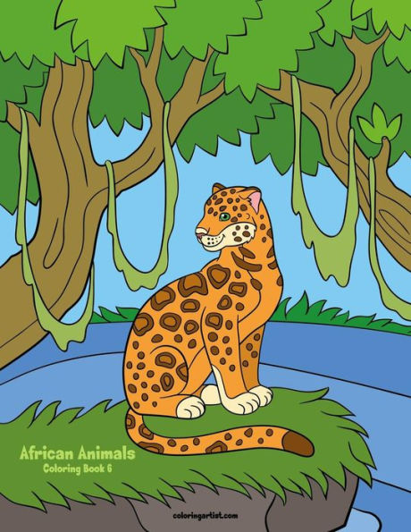 African Animals Coloring Book 6