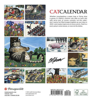 2022 B. Kliban: CatCalendar Mini Wall Calendar by B. Kliban | Barnes 2022 B. Kliban: CatCalendar Mini Wall Calendar by B. Kliban | Barnes