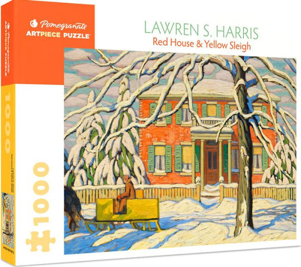 Lawren S. Harris: Red House and Yellow Sleigh 1000-Piece Jigsaw Puzzle