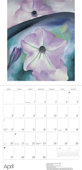 2025 Georgia O'Keeffe Wall Calendar