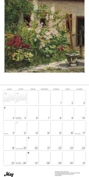 2025 Gardens of the Impressionists Wall Calendar