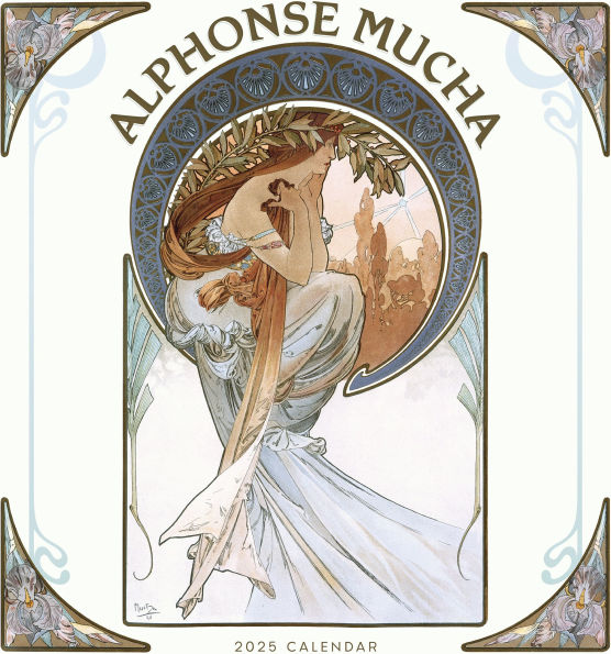 2025 Alphonse Mucha Wall Calendar