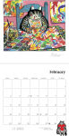 Alternative view 3 of 2025 B. Kliban: CatCalendar Mini Wall Calendar