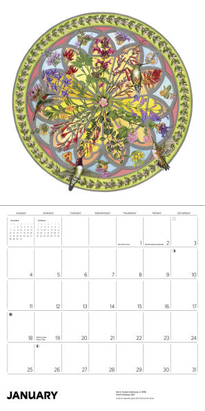 2026 Erin E. Hunter: Pollinators Wall Calendar