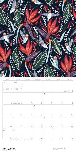 2026 Catherine Marion: Folklore and Flora Wall Calendar