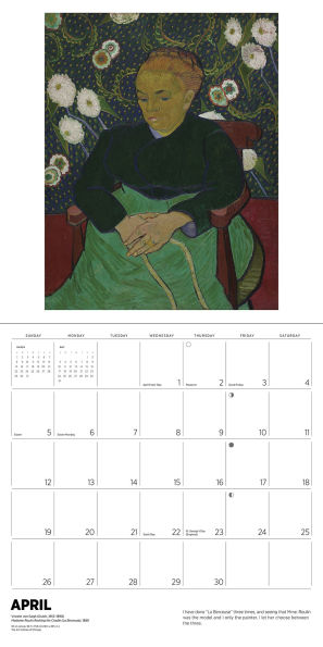 2026 Vincent Van Gogh Wall Calendar