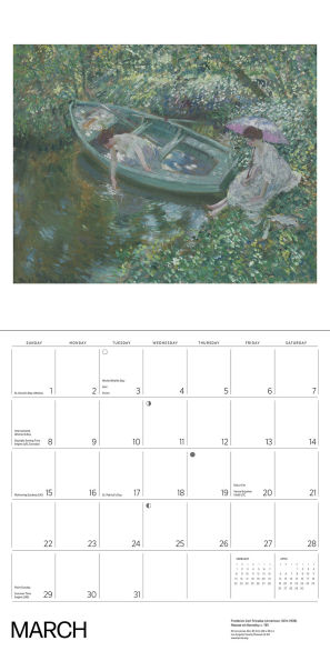2026 Gardens of the Impressionists Wall Calendar