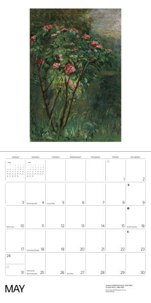 2026 Gardens of the Impressionists Wall Calendar