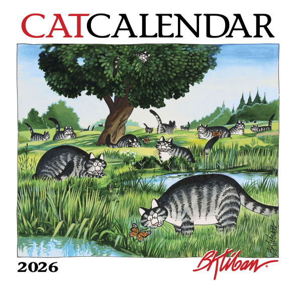 2026 B. Kliban: Cat Calendar Wall Calendar