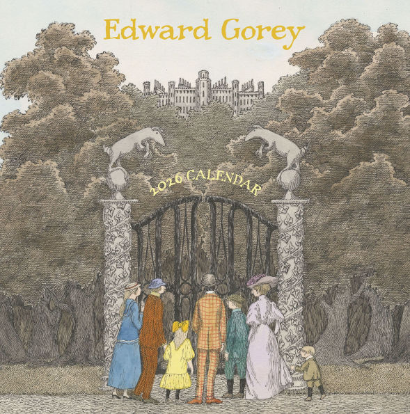 2026 Edward Gorey Wall Calendar