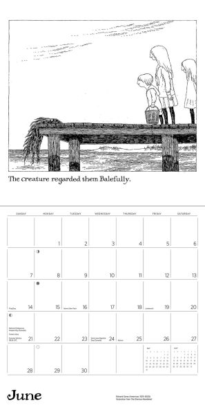 2026 Edward Gorey Wall Calendar