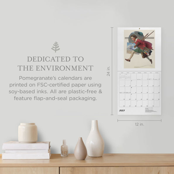 2026 Norman Rockwell: The Saturday Evening Post Wall Calendar
