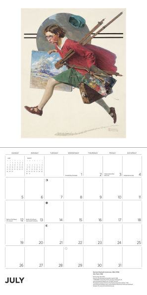 2026 Norman Rockwell: The Saturday Evening Post Wall Calendar