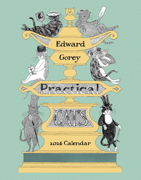 2026 Edward Gorey: Practical Cats Mini Wall Calendar