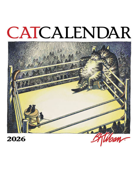 2026 B. Kliban: Cat Calendar Mini Wall Calendar