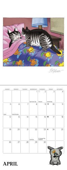 2026 B. Kliban: Cat Calendar Mini Wall Calendar
