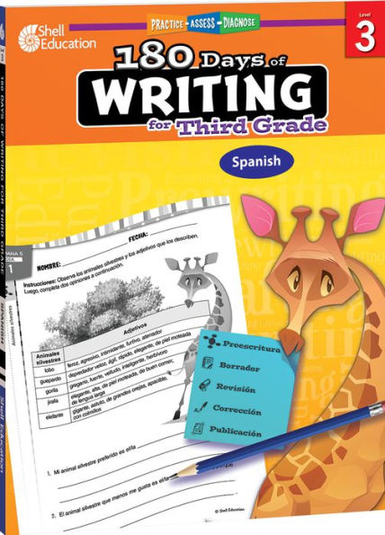 180 Days of Writing for Third Grade (Spanish): Practice, Assess, Diagnose