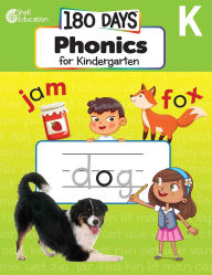 Easy spanish books download 180 Days™: Phonics for Kindergarten: Practice, Assess, Diagnose English version 9781087662558 PDB