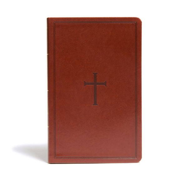 KJV Ultrathin Reference Bible, Brown LeatherTouch