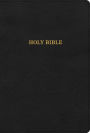 KJV Large Print Thinline Bible, Black LeatherTouch