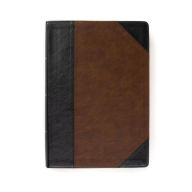 Title: KJV Super Giant Print Reference Bible, Black/Brown LeatherTouch, Author: Holman Bible Publishers