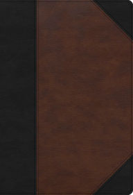 Title: KJV Super Giant Print Reference Bible, Black/Brown LeatherTouch , Indexed, Author: Holman Bible Publishers