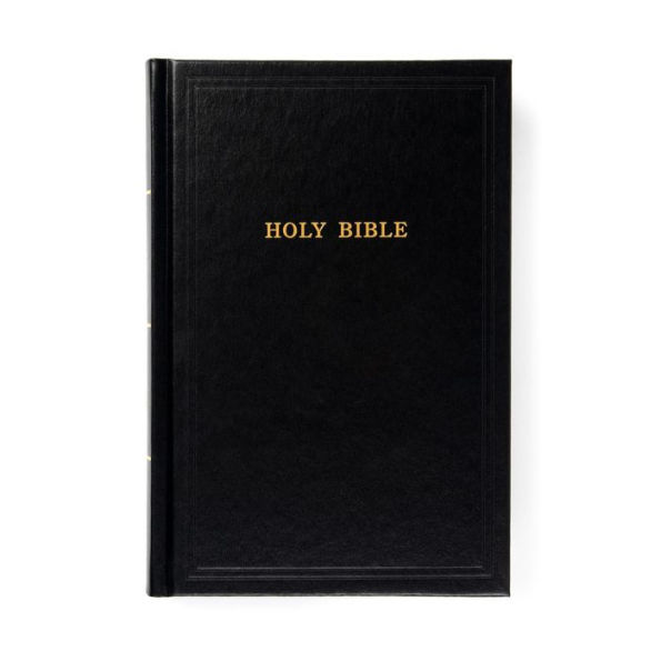 KJV Pew Bible, Black Hardcover: Holy Bible