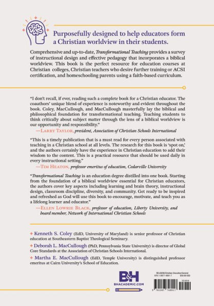 Transformational Teaching: Instructional Design for Christian Educators