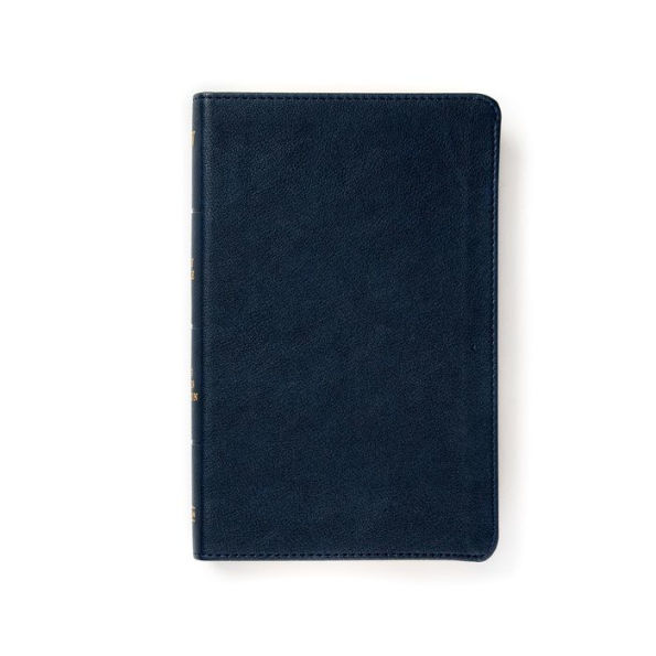 KJV Personal Size Bible, Navy LeatherTouch