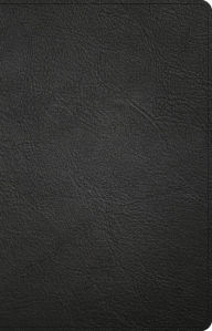 NASB Large Print Personal Size Reference Bible, Black Genuine Leather Indexed