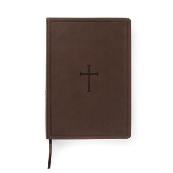 CSB Super Giant Print Reference Bible, Value Edition, Brown LeatherTouch