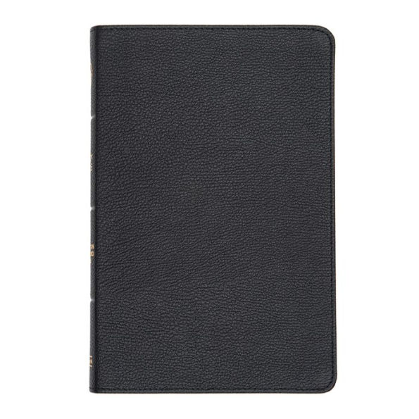 CSB Thinline Bible, Black Genuine Leather