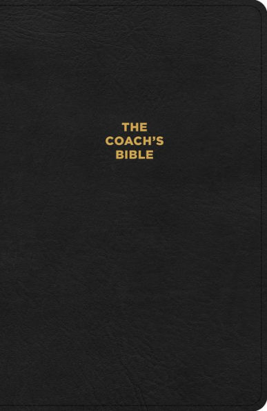 CSB Coach's Bible, Black LeatherTouch: Devotional Bible for Coaches