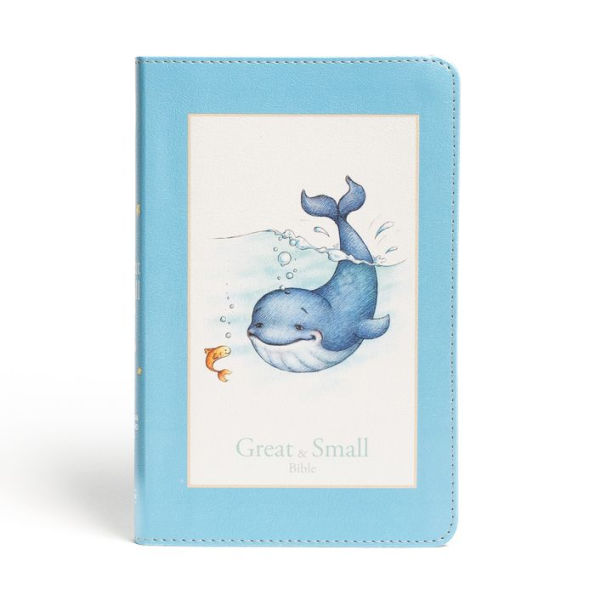 CSB Great and Small Bible, Blue LeatherTouch: A Keepsake Bible for Babies