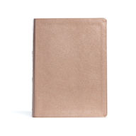 Title: CSB Study Bible, Rose Gold LeatherTouch, Indexed, Author: CSB Bibles by Holman