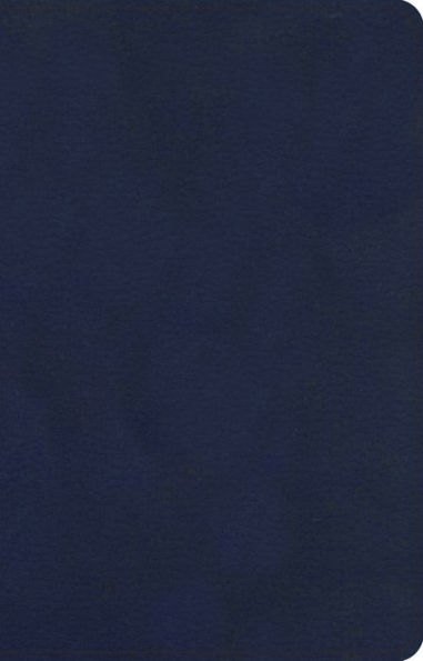 KJV Single-Column Compact Bible, Navy LeatherTouch