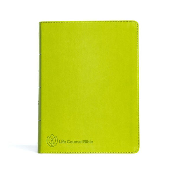 CSB Life Counsel Bible, Apple Green LeatherTouch, Indexed: Practical Wisdom for All of Life