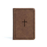 Title: CSB Large Print Compact Reference Bible, Brown Leathertouch, Author: CSB Bibles by Holman