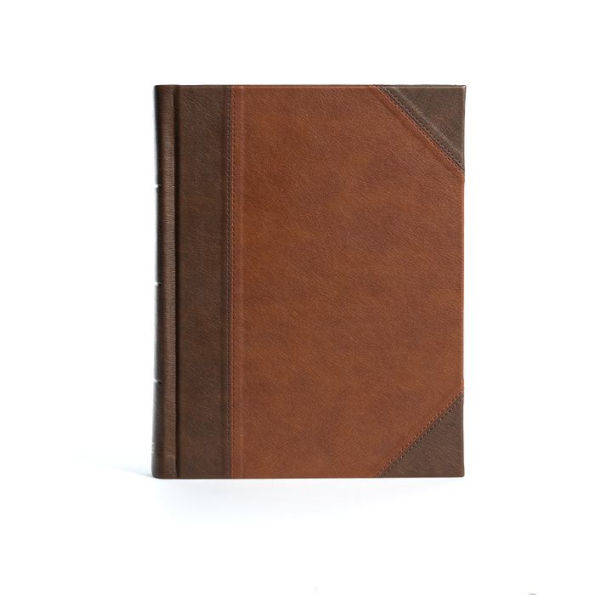 KJV Notetaking Bible, Large Print Edition, Brown/Tan LeatherTouch Over Board