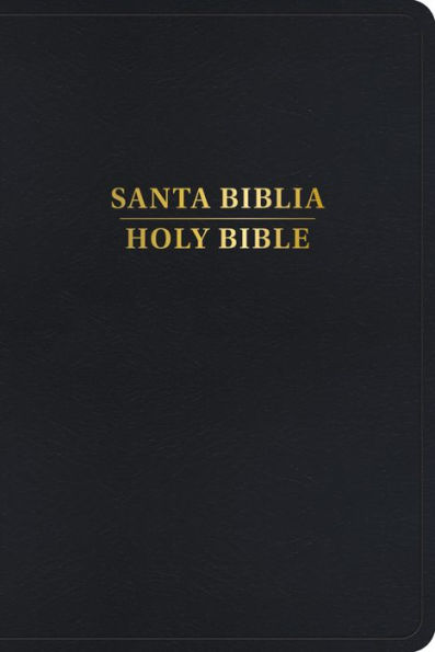 RVR 1960/KJV Biblia bilingüe, negro imitación piel con índice (Edición 2024)