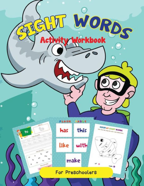 Site Words Activity Workbook For K-1st Grade For Reading Success!