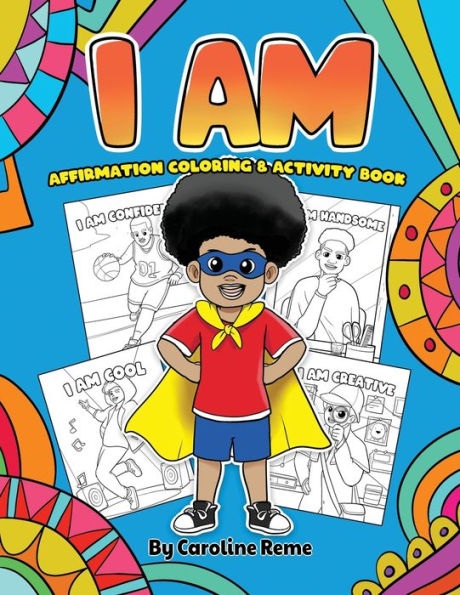 I AM affirmation coloring and activity book