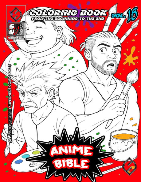Anime Bible From The Beginning To The End Vol. 18: Coloring book