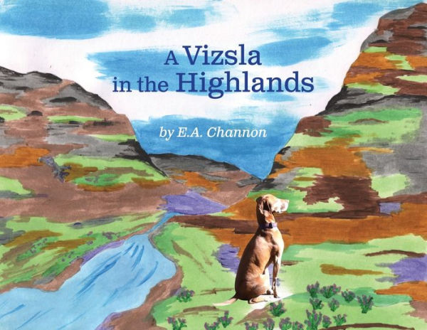 A Vizsla the Highlands