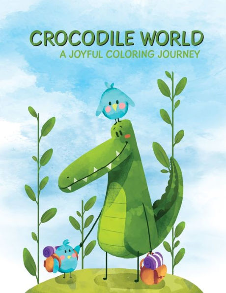 Crocodile World: A Joyful Coloring Journey for Children