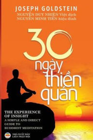 Title: Ba mươi ngï¿½y thiền quï¿½n, Author: Joseph Goldstein