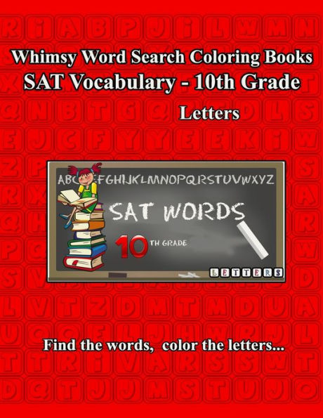 Whimsy Word Search, SAT Vocabulary - 10th grade